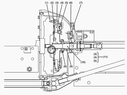 Kubota B2050, B2350, B2650 Tractor - Transmission