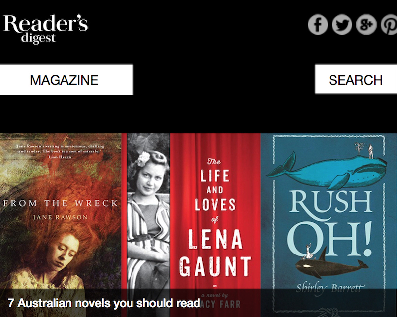 Reader's Digest: 7 Australian novels