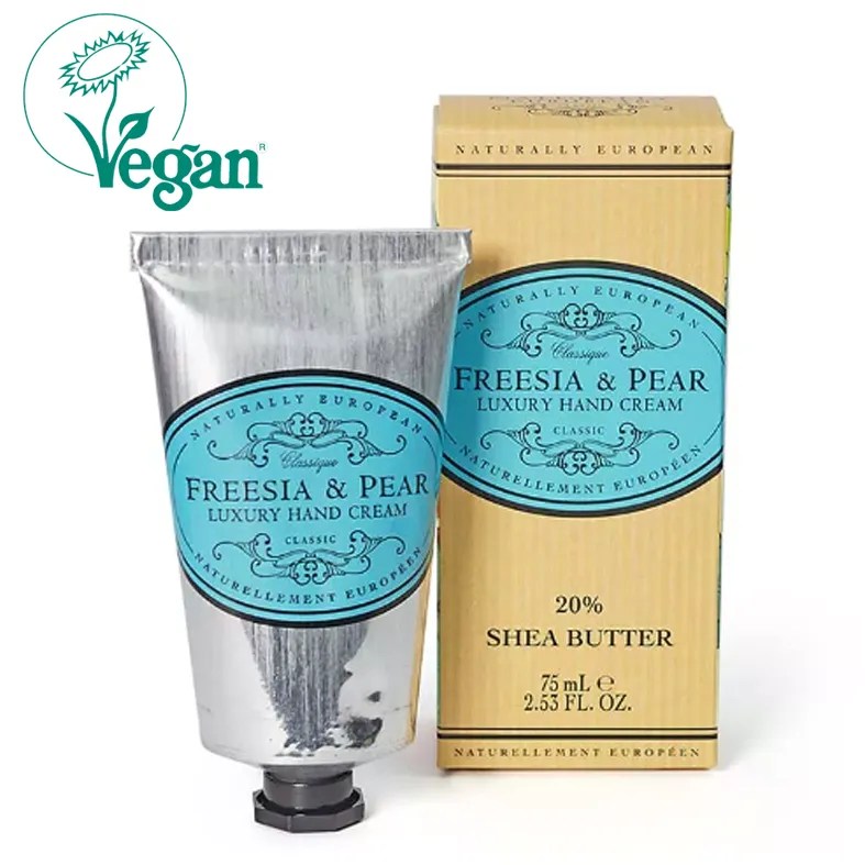 Naturally European Hand Cream Freesia & Pear 75ml (Get free nail