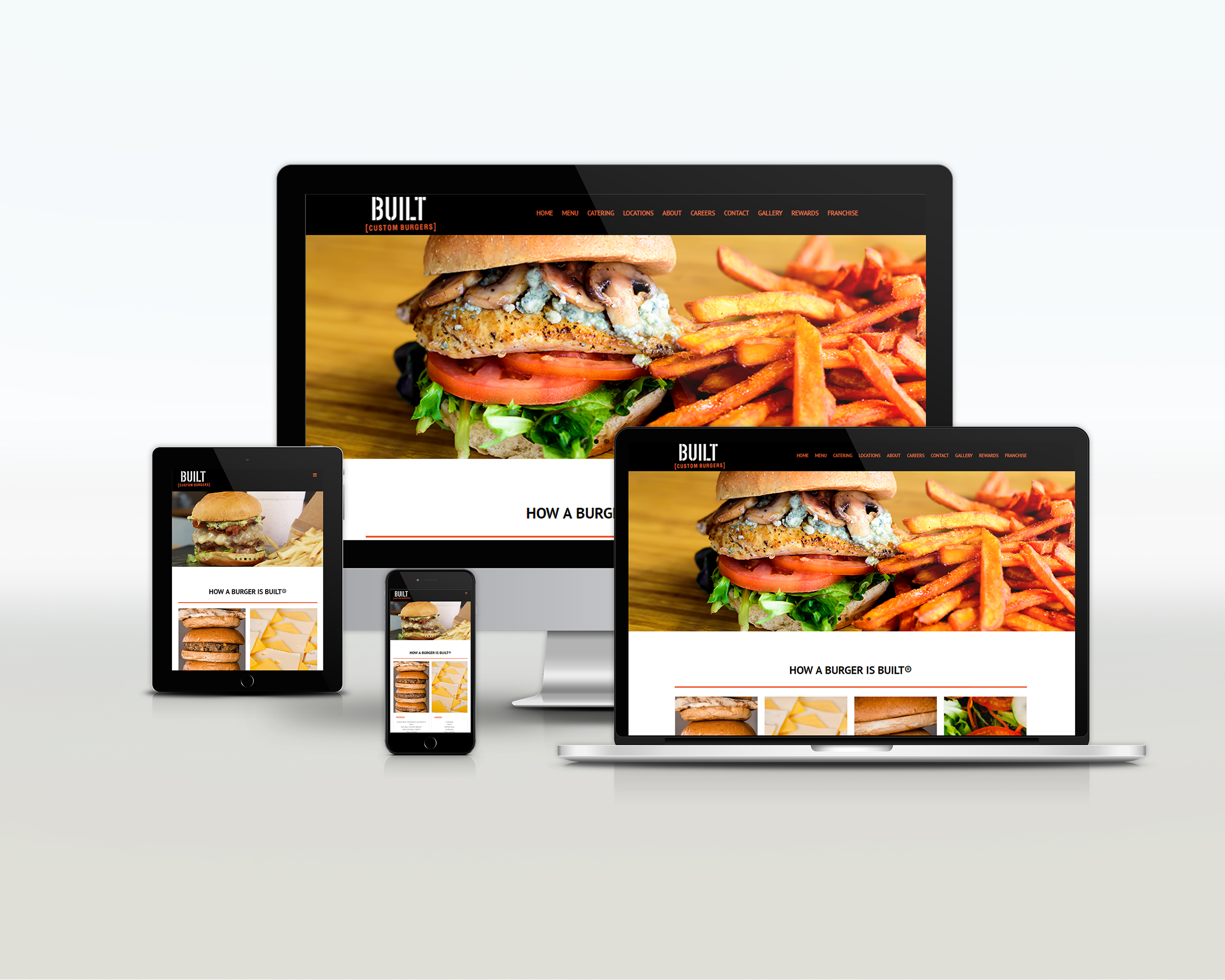 Restaurant Website Development & Management for BUILT