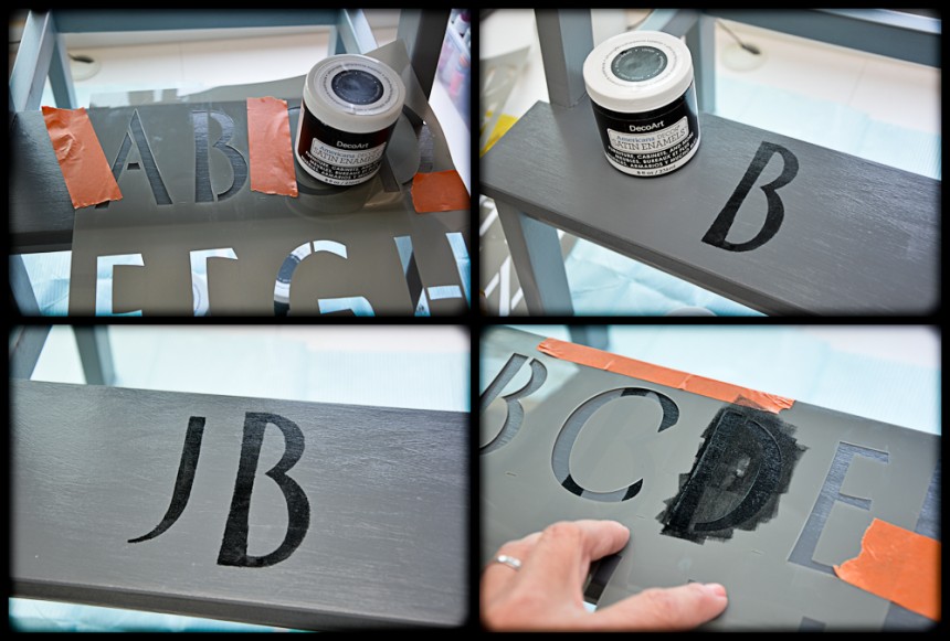 DecoArt Satin Enamels New Table Tracy Weinzapfel Studios