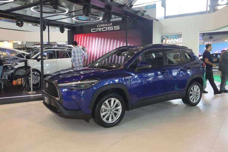 IMC exhibits their Toyota Corolla Cross at Pakistan Auto Show (PAPS