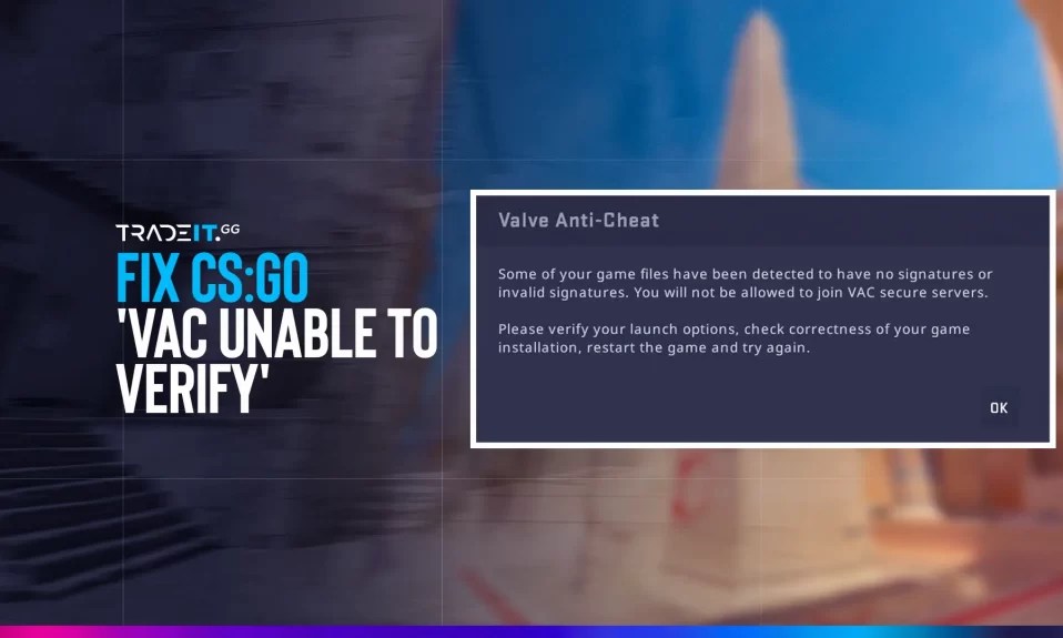 How to Fix 'VAC Was Unable to Verify Your Game Session' Error
