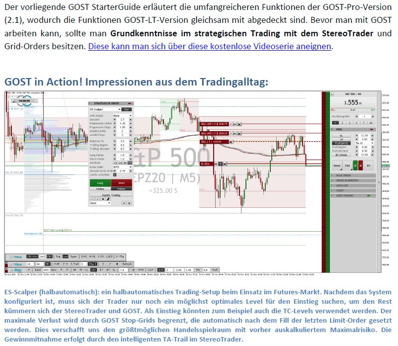 Neuer GOST Trading StarterGuide im PDFFormat verfügbar Daytrading