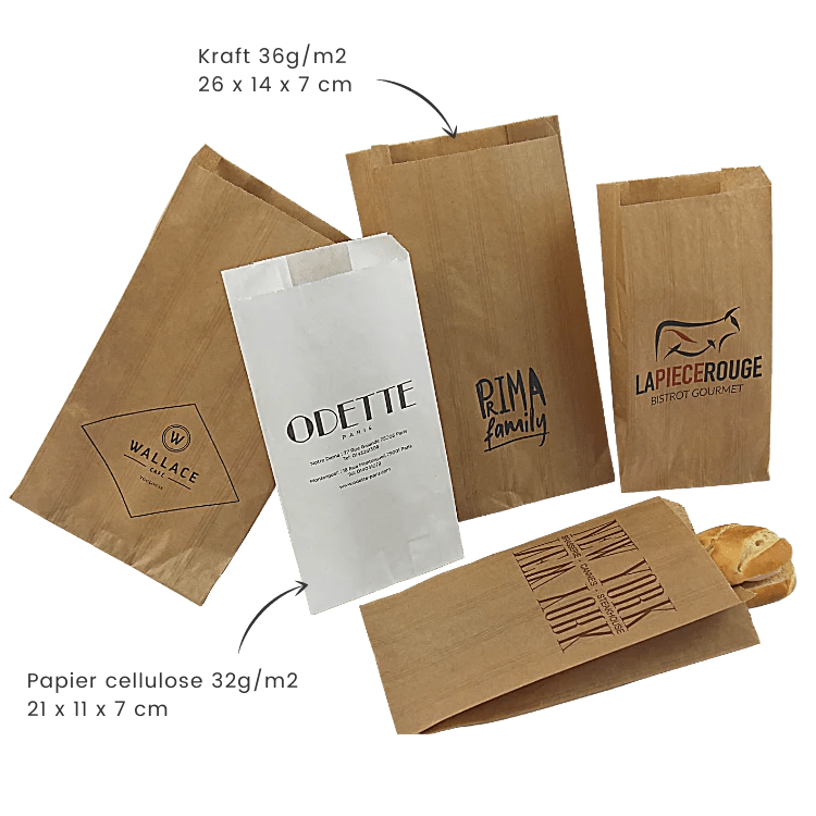 Sac Sandwich Personalisé Sachet Sandwich Publicitaire Trader d'Images