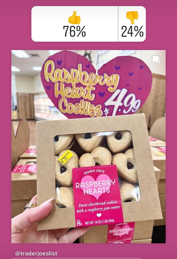 Trader Joe's Raspberry Hearts Cookies Rated 76👍 Trader Joe's List