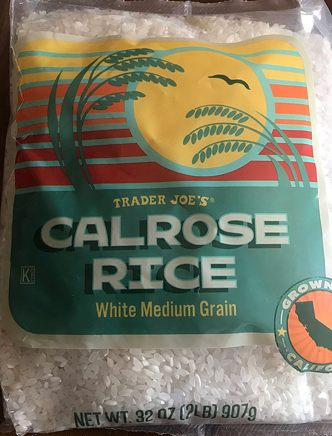 TJ’s CALROSE RICE (Med. Grain Asian/Japanese) Trader Joe’s Rants
