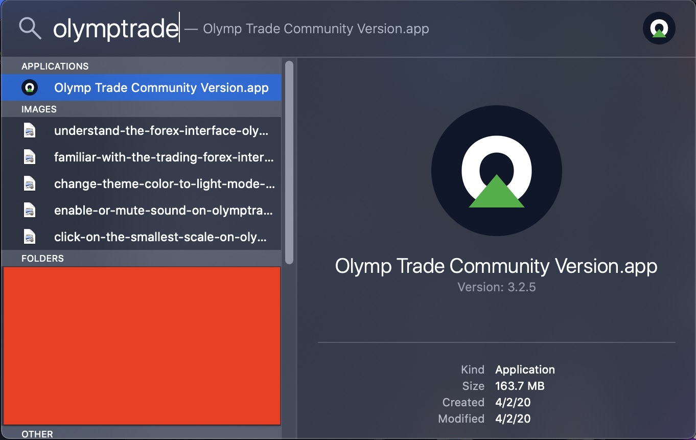 Tải và cài đặt ứng dụng Olymp Trade phiên bản Desktop trên