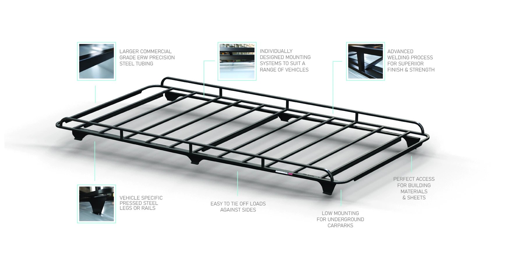 CommercialMax Roof Rack Tradesman Roof Racks