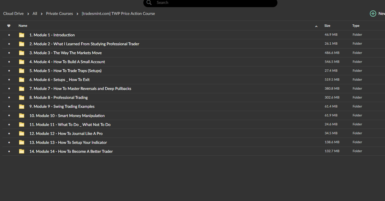 TWP Price Action Course Trades Mint