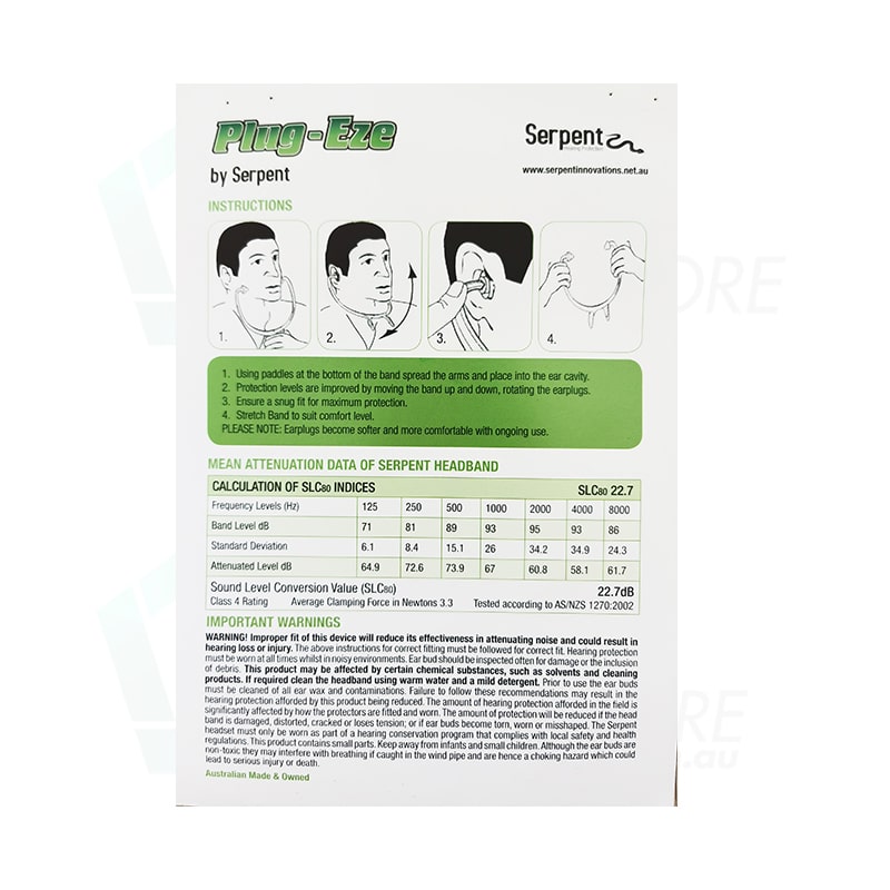 PlugEze SingleHanded Safety Ear Plugs Trade Superstore