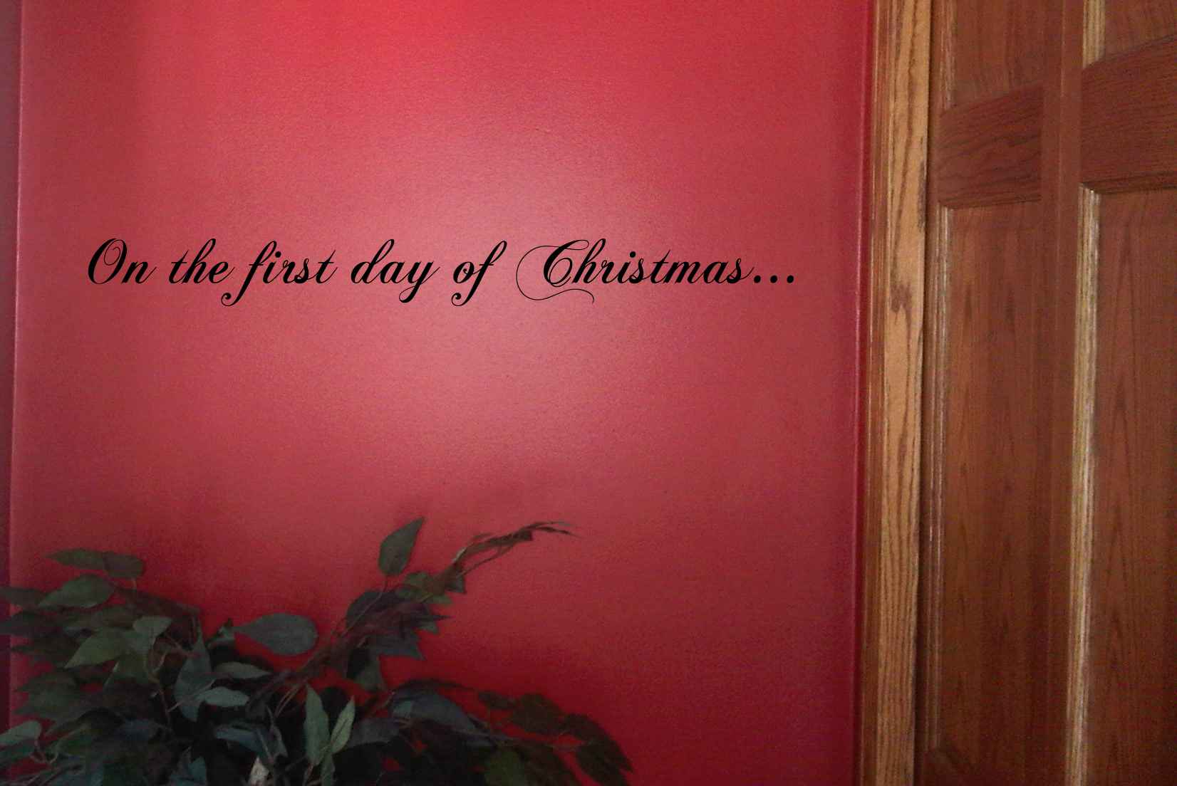 First Day Of Christmas Wall Decals Trading Phrases