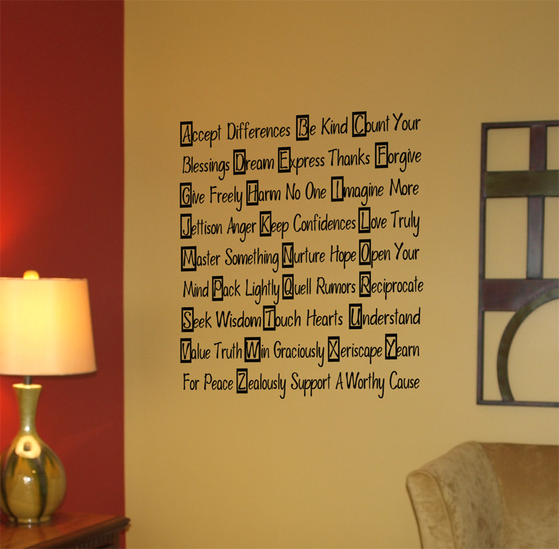 A to Z Wall Decals Trading Phrases