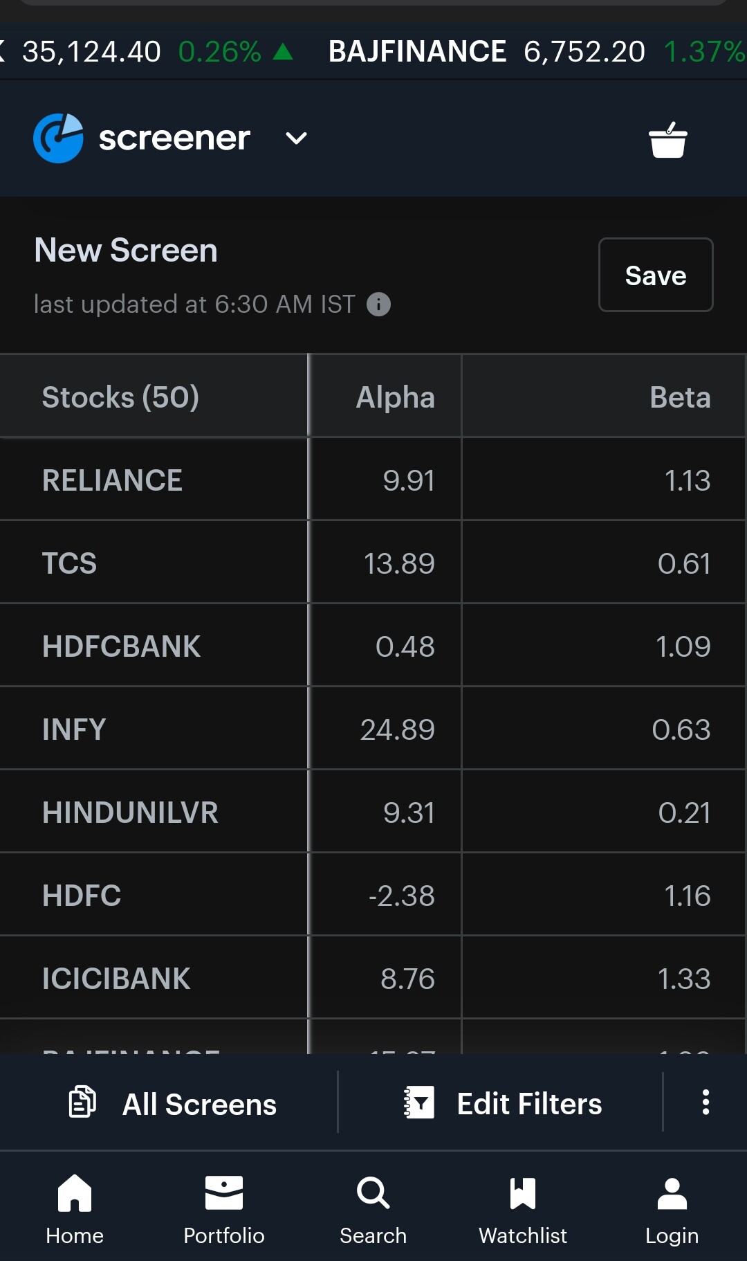 Where to find Alpha and Beta value for a stock? Trading Trading Q&A