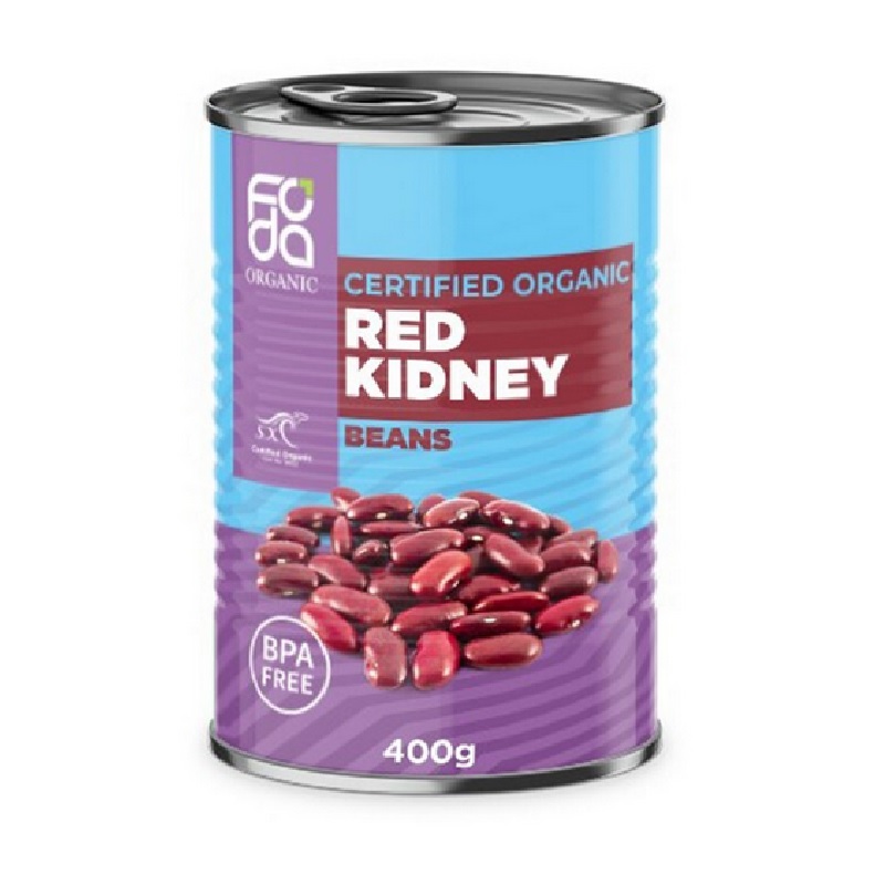 Foda Organic Canned Red Kidney Beans 400g Trading Tree