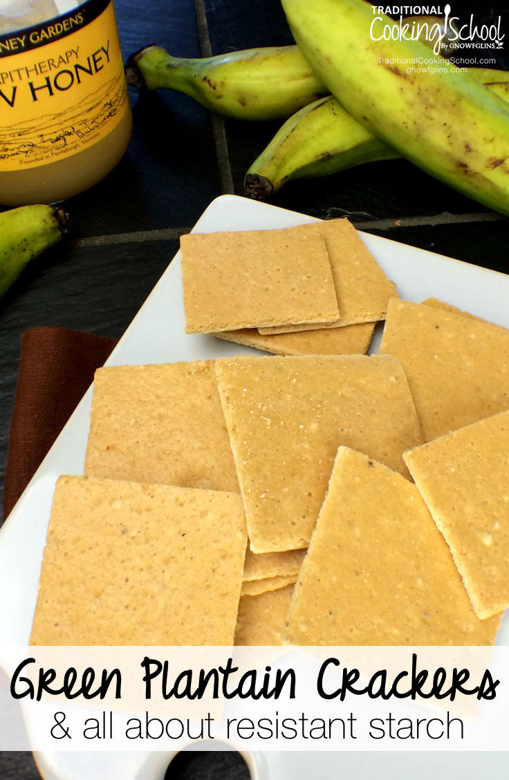 Green Plantain Crackers {&amp; all about resistant starch}