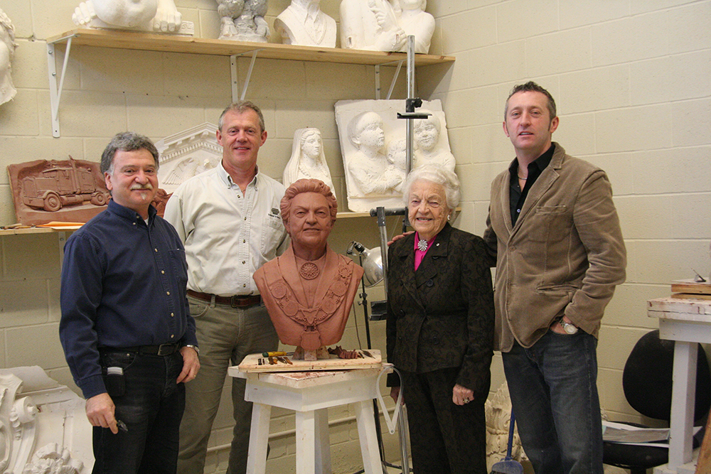 Mayor Hazel McCallion Carrara marble