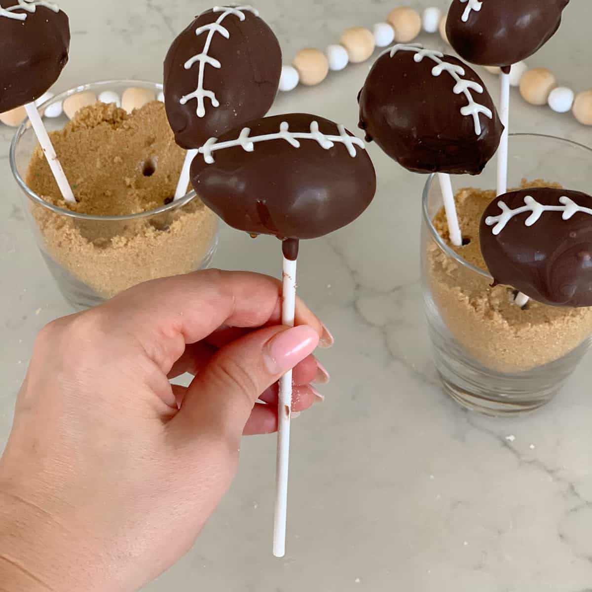 Make Football Cake Pops