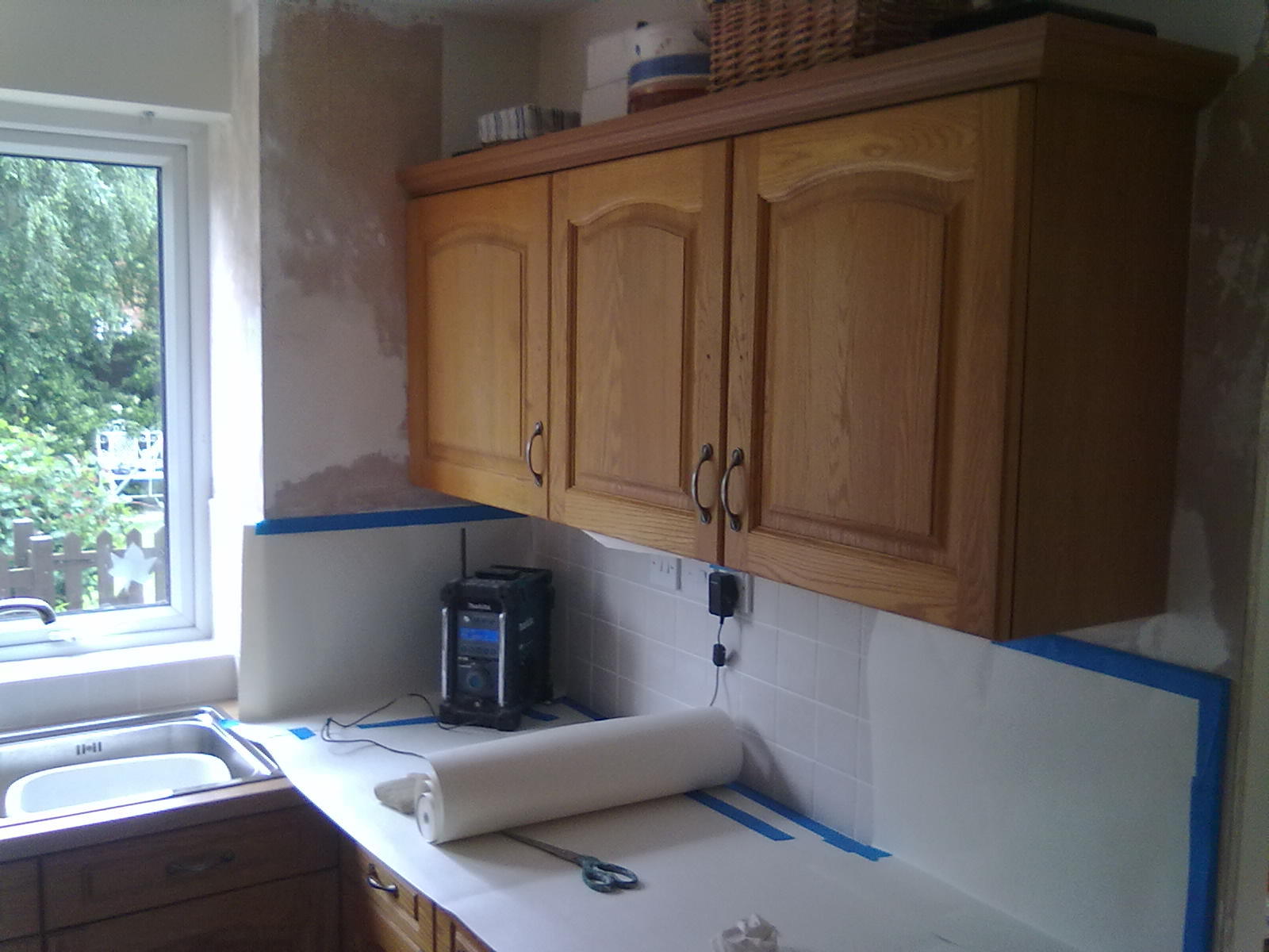 Hand painted kitchen Staffordshire Traditional Painter