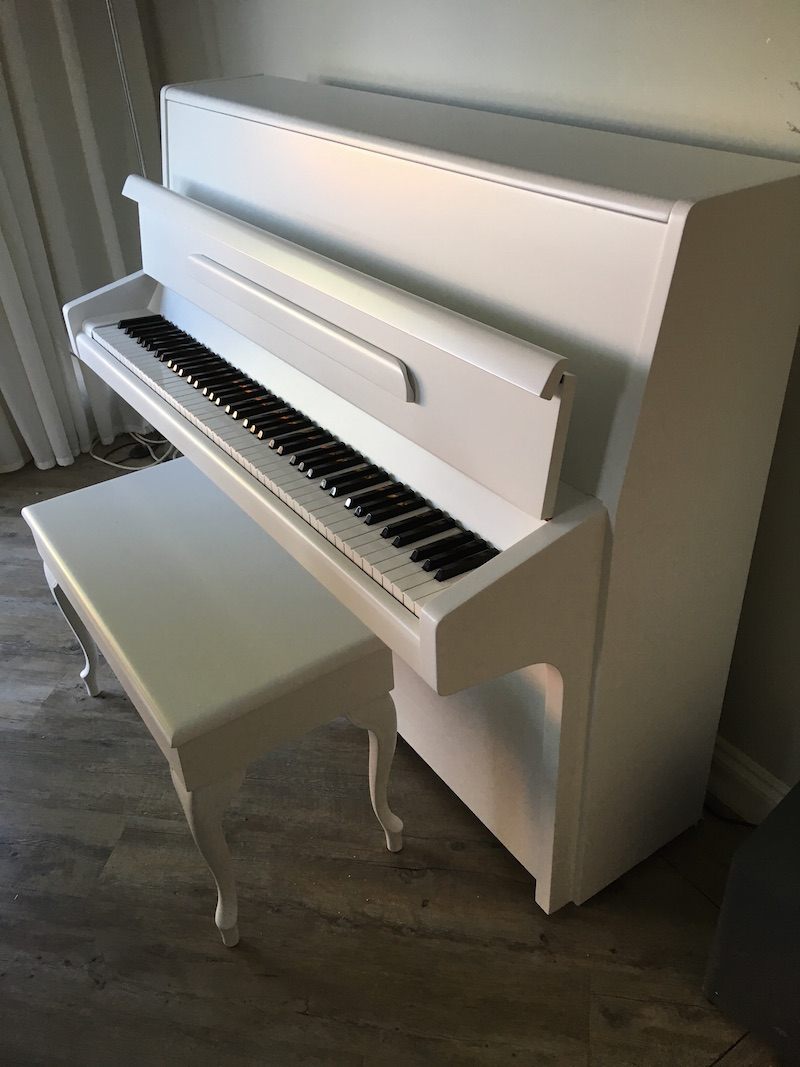 How to spray paint a piano Traditional Painter