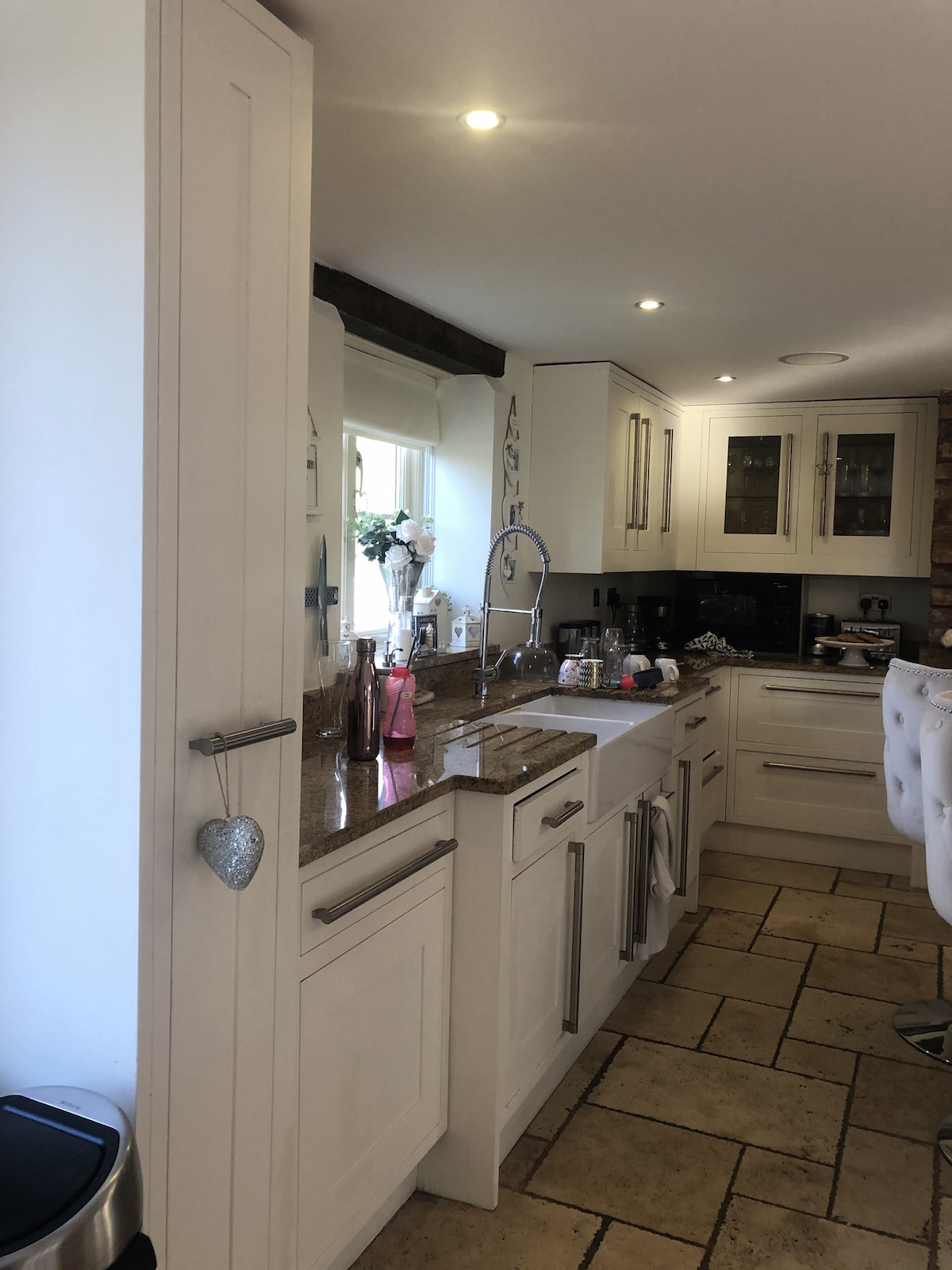 Painted kitchen in Rossett in Wrexham Traditional Painter