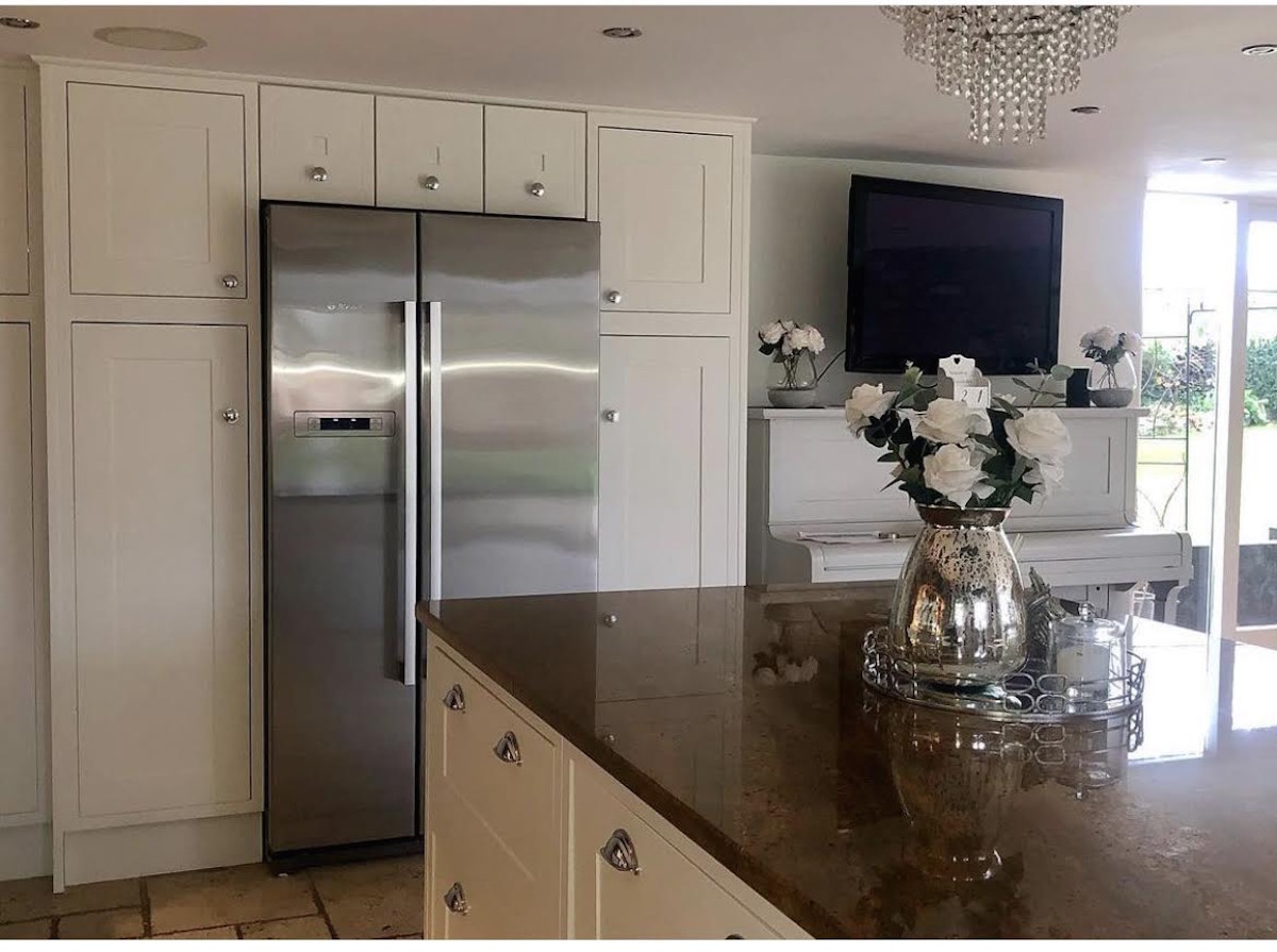 Painted kitchen in Rossett in Wrexham Traditional Painter