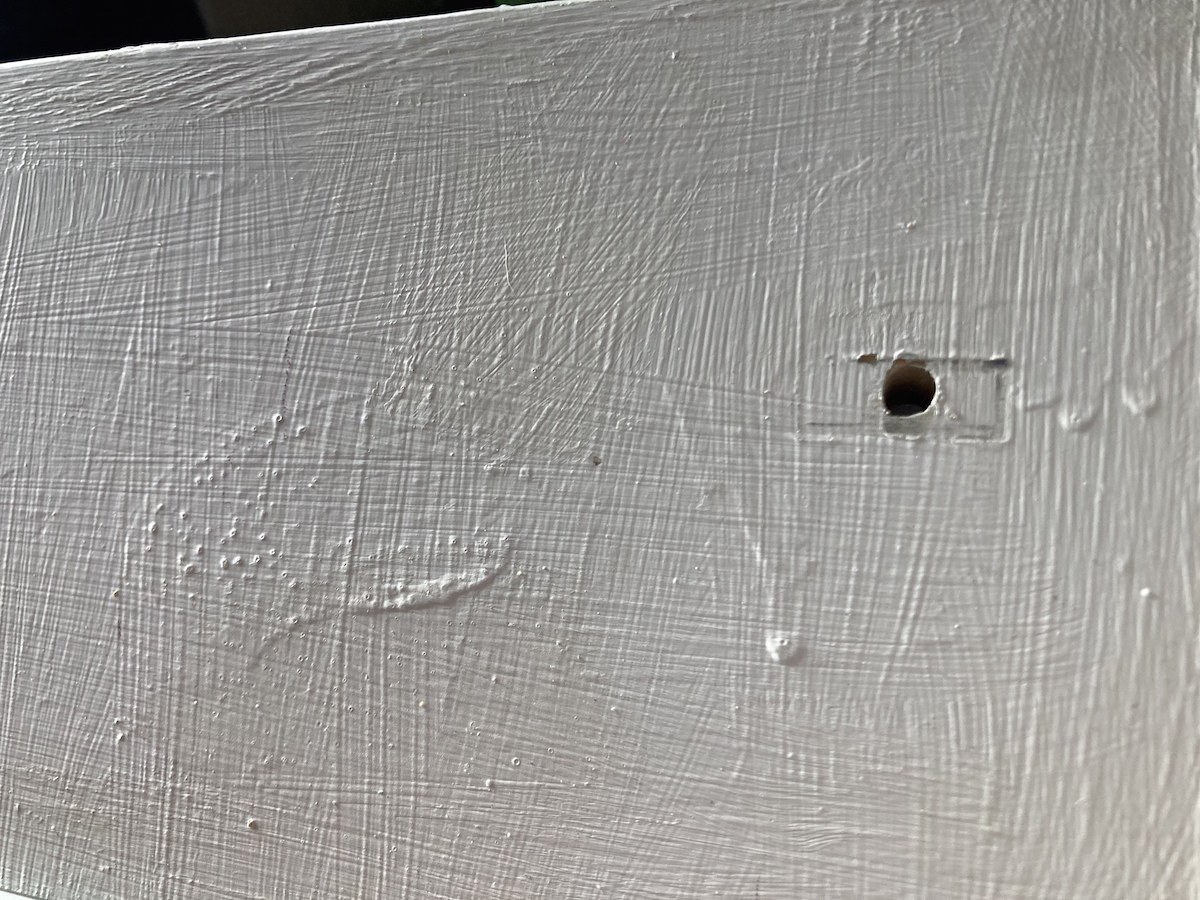 Painted kitchen in Rossett in Wrexham Traditional Painter