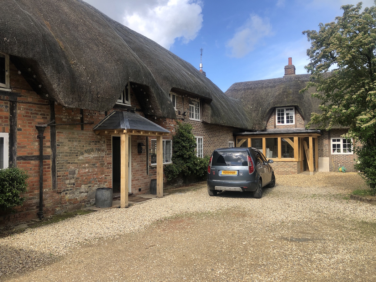 Hand painted kitchen in East Grafton Wilts Traditional Painter