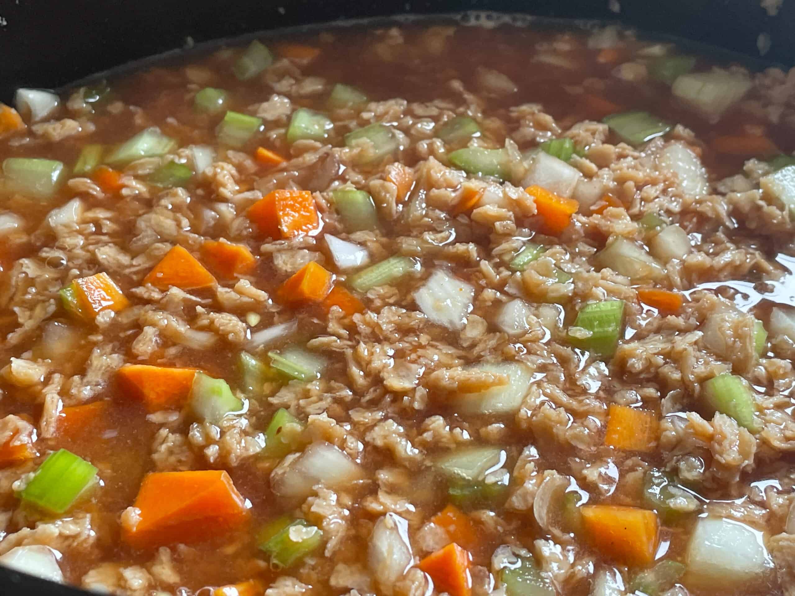 Slow Cooker Vegan Mince And Tatties (Scottish)