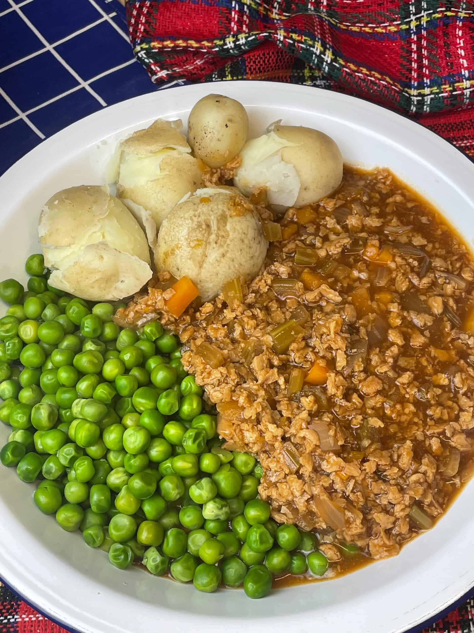 Slow Cooker Vegan Mince And Tatties (Scottish)