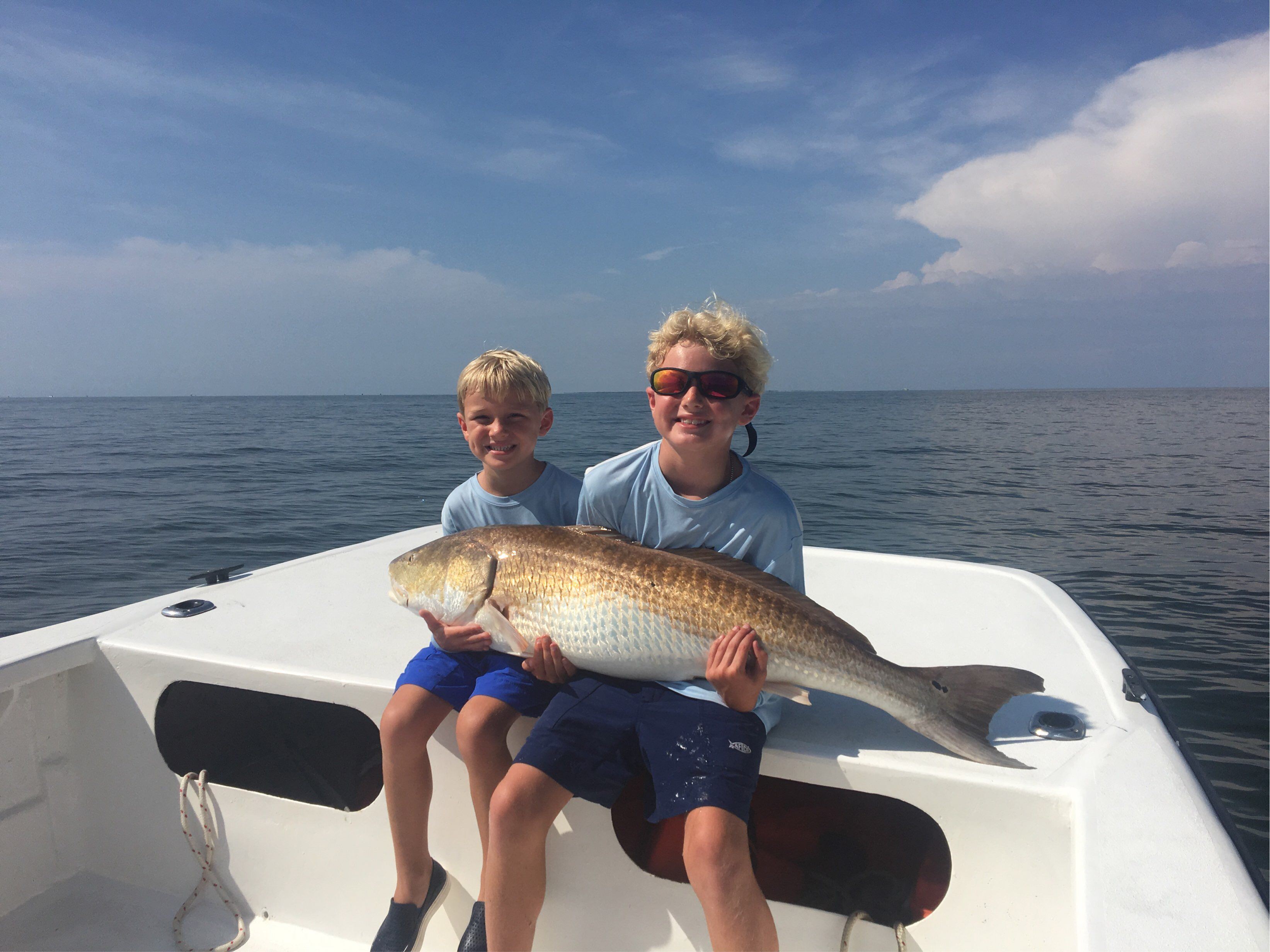 Slick calm Tradition Fishing Charters