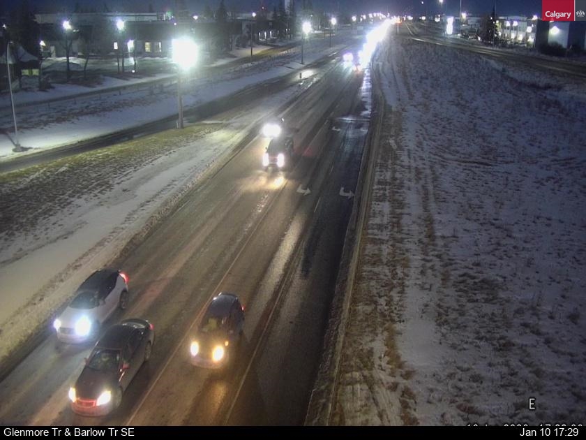 Calgary Traffic Cameras Glenmore Trail Road Conditions