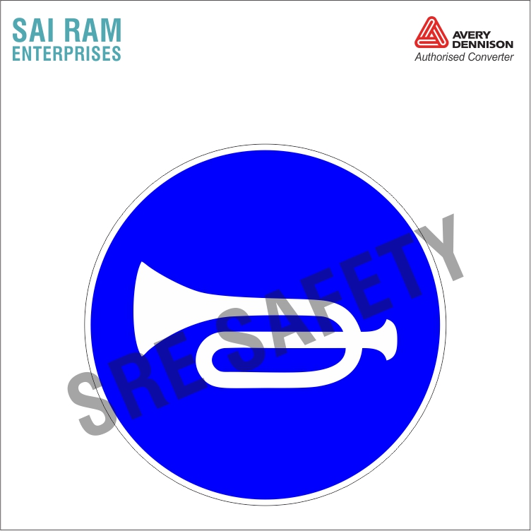 COMPULSORY SOUND HORN SIGN Traffic Sign India