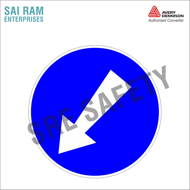 COMPULSORY KEEP LEFT SIGN Traffic Sign India