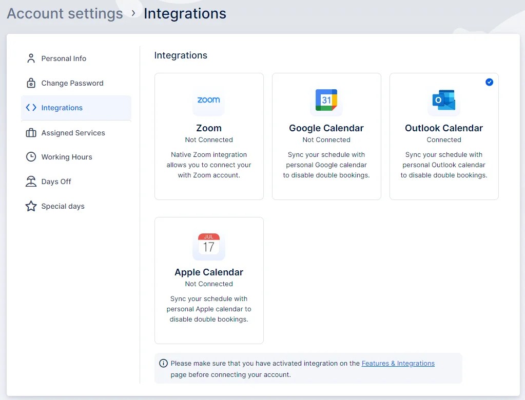 Google Calendar and Google Meet Synchronisation Trafft