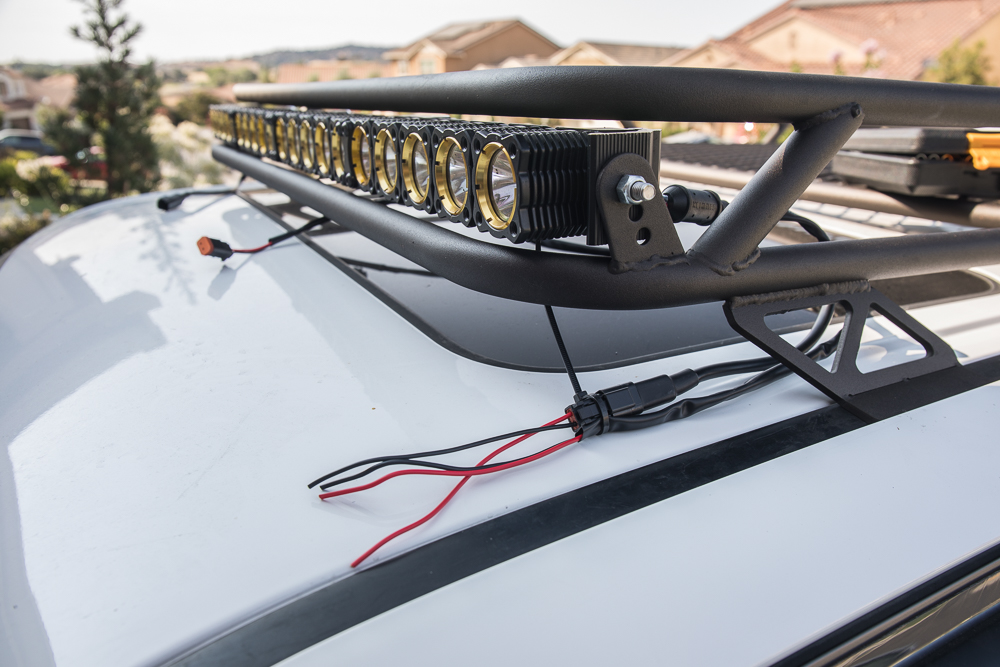 KC HILITES FLEX Array Lightbar Installation on 5th Gen 4Runner