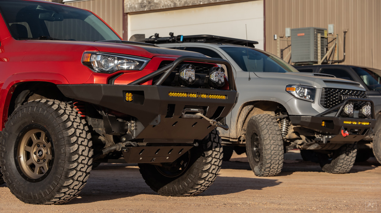 C4 Fab Front Bumpers Overland Vs. Hybrid Overview 5th Gen 4Runner