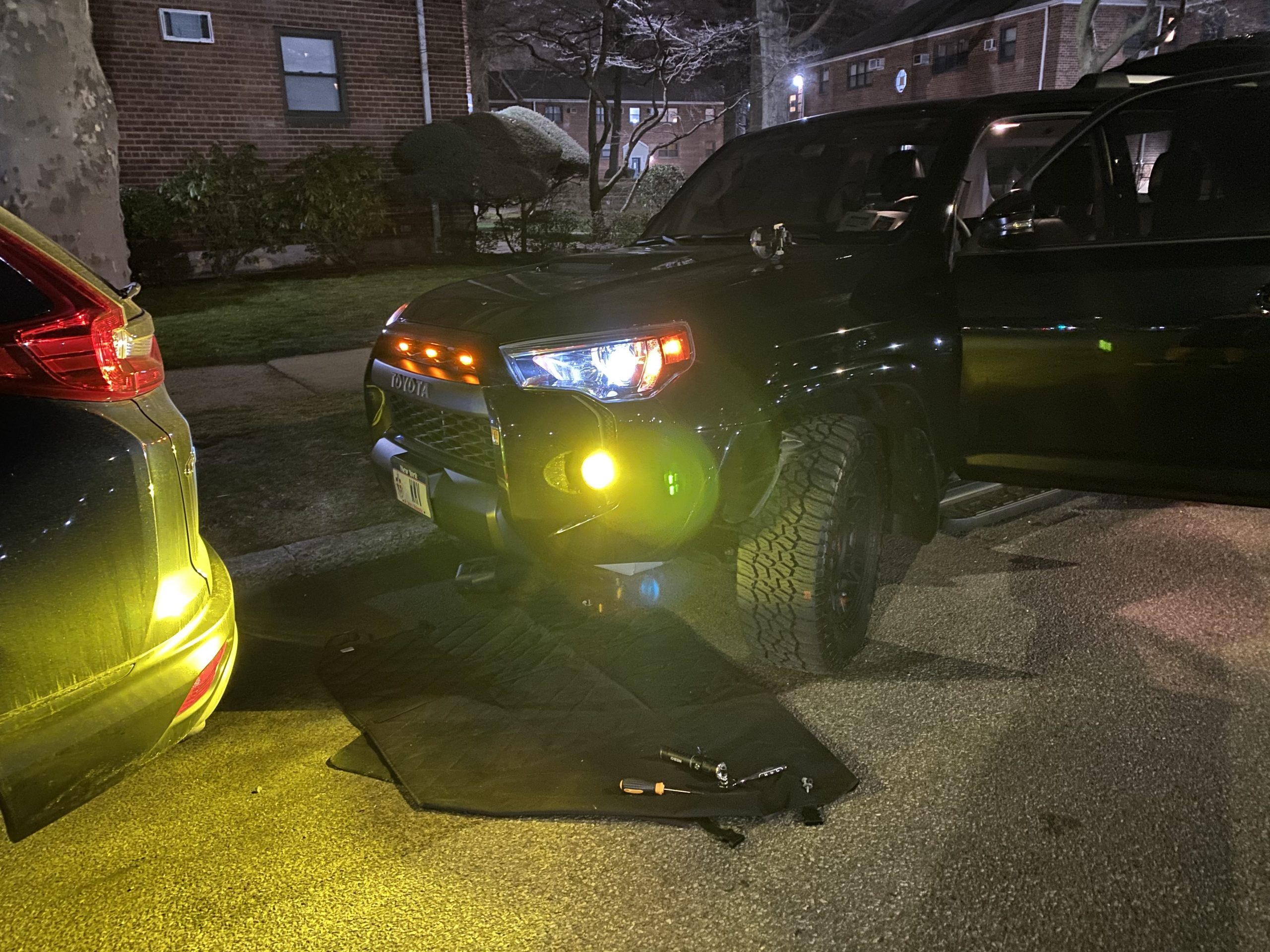 Fog Light Install 5th Gen 4Runner Baja Design Squadron Fog Light install