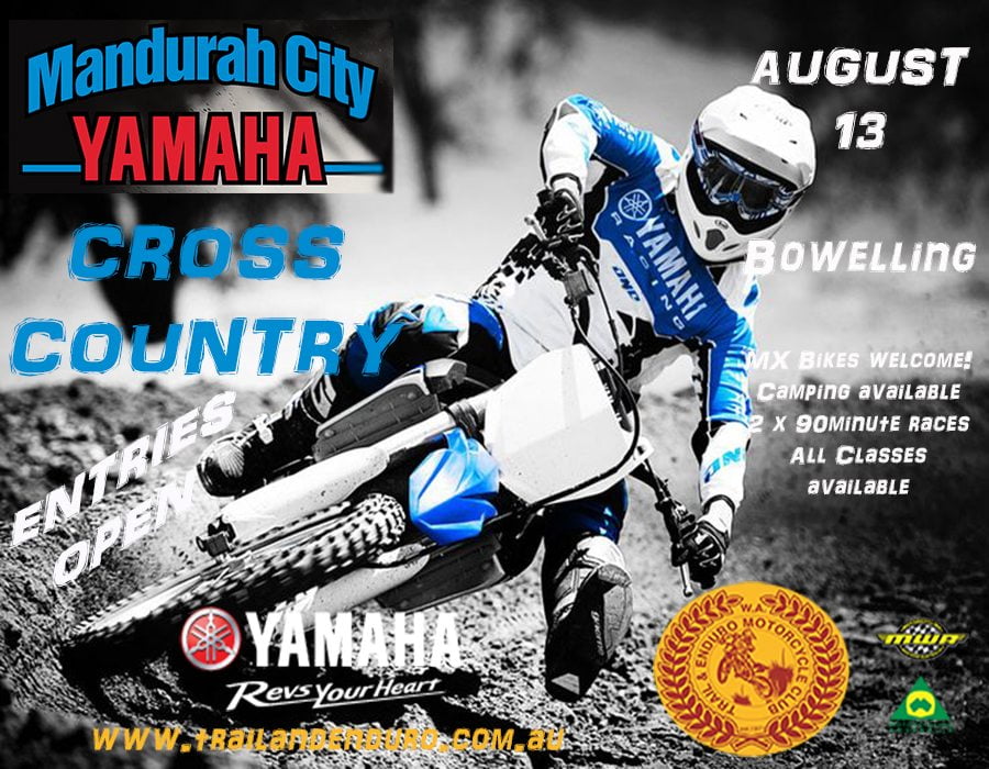 Mandurah City Yamaha CROSS COUNTRY Trail and Enduro Motorcycle Club of WA