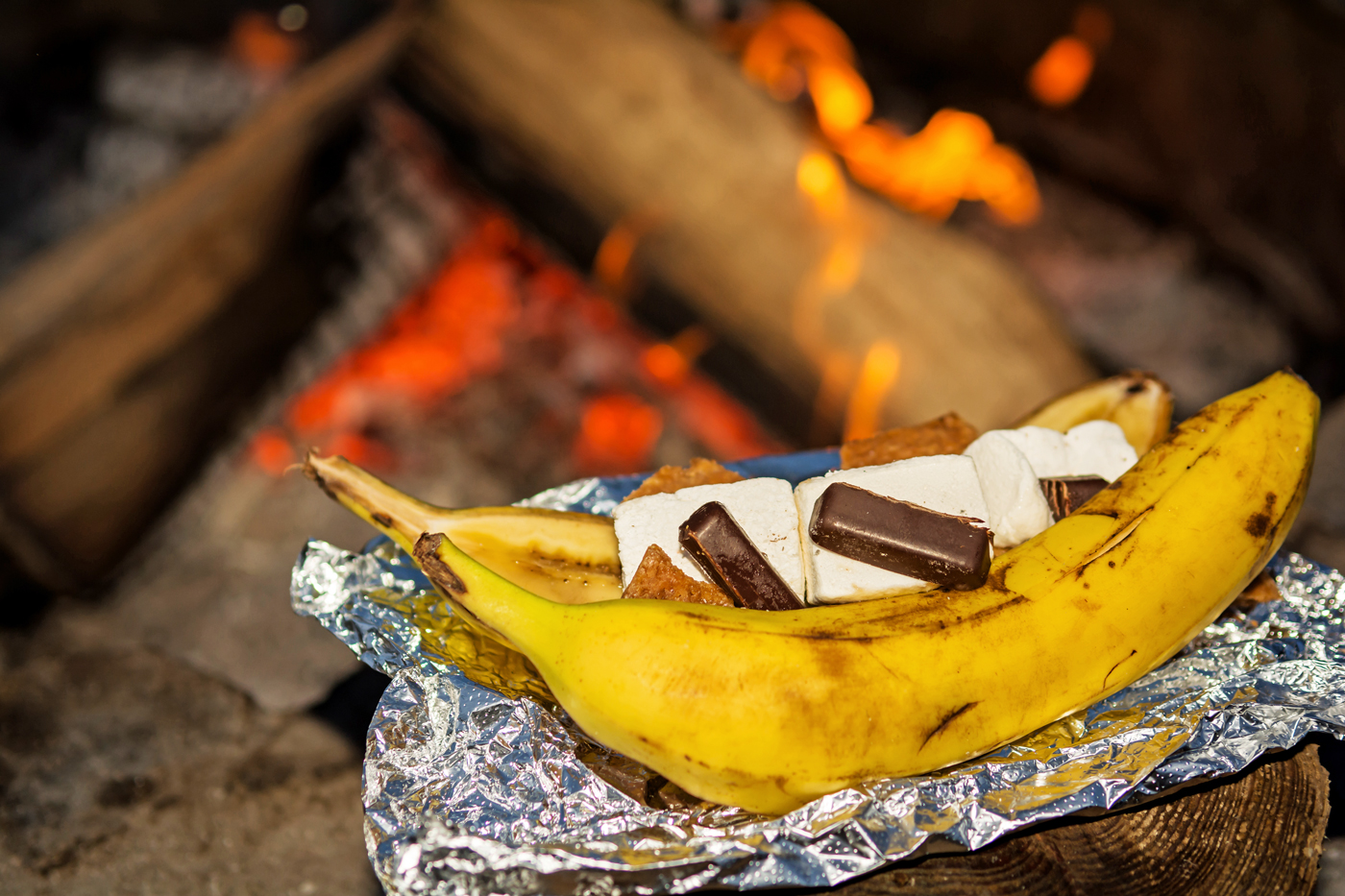Banana Boat Campfire Desserts TrailBlazer Magazine