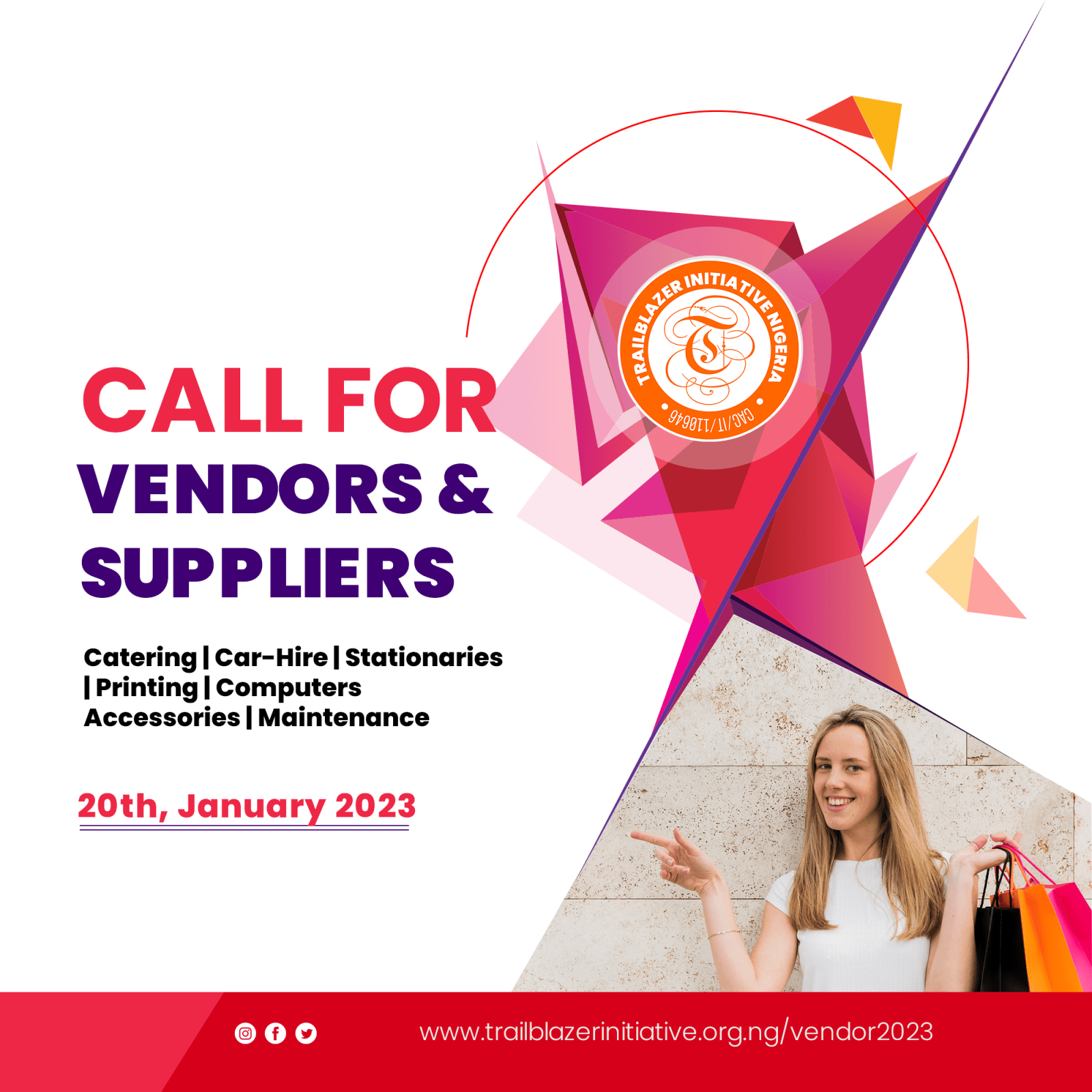 Call for Expression of Interest and Submission of Quotation (Vendor