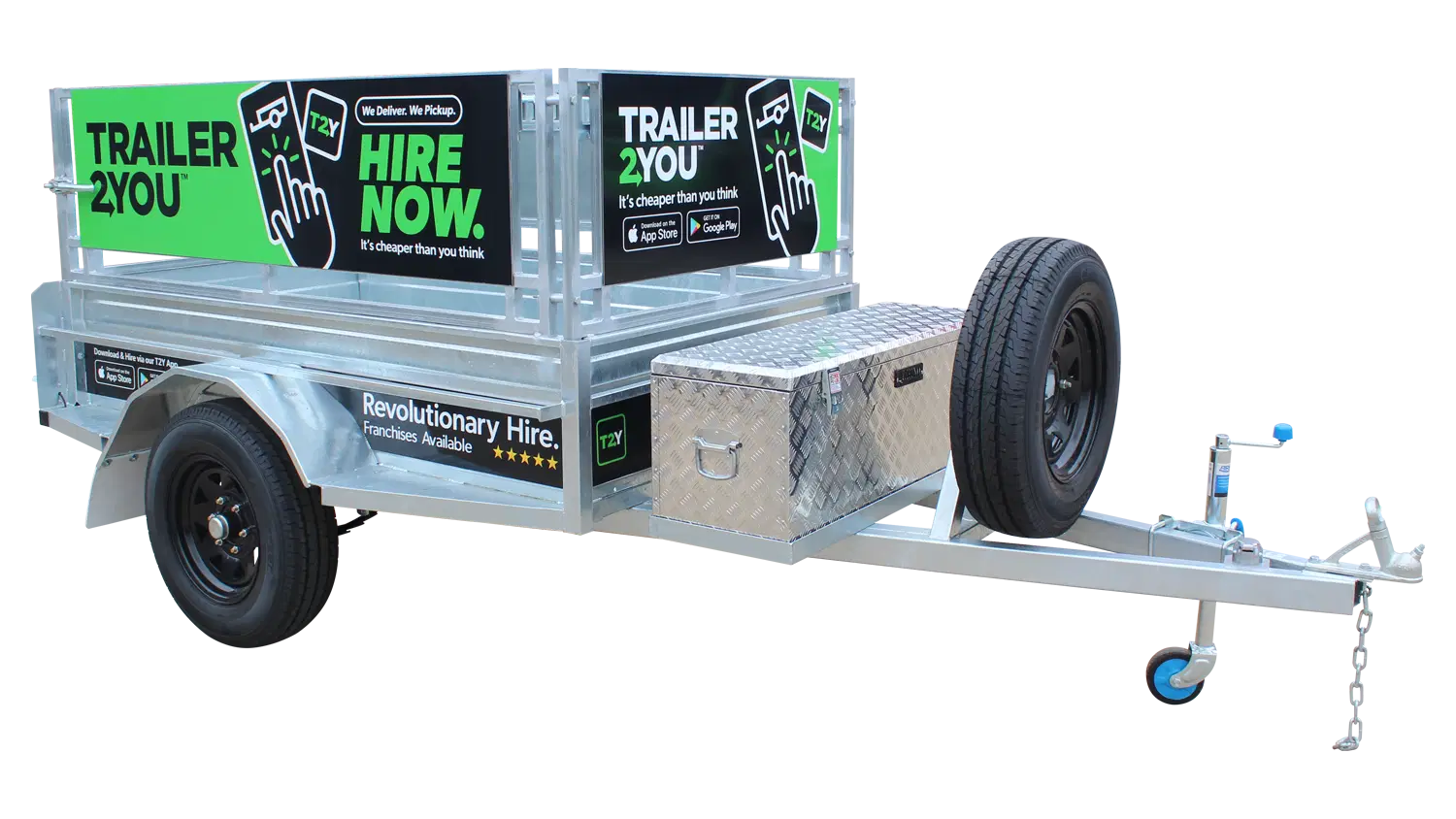 Box Trailer Rental on the Sunshine Coast Trailer2You We deliver and pick up your hire trailer