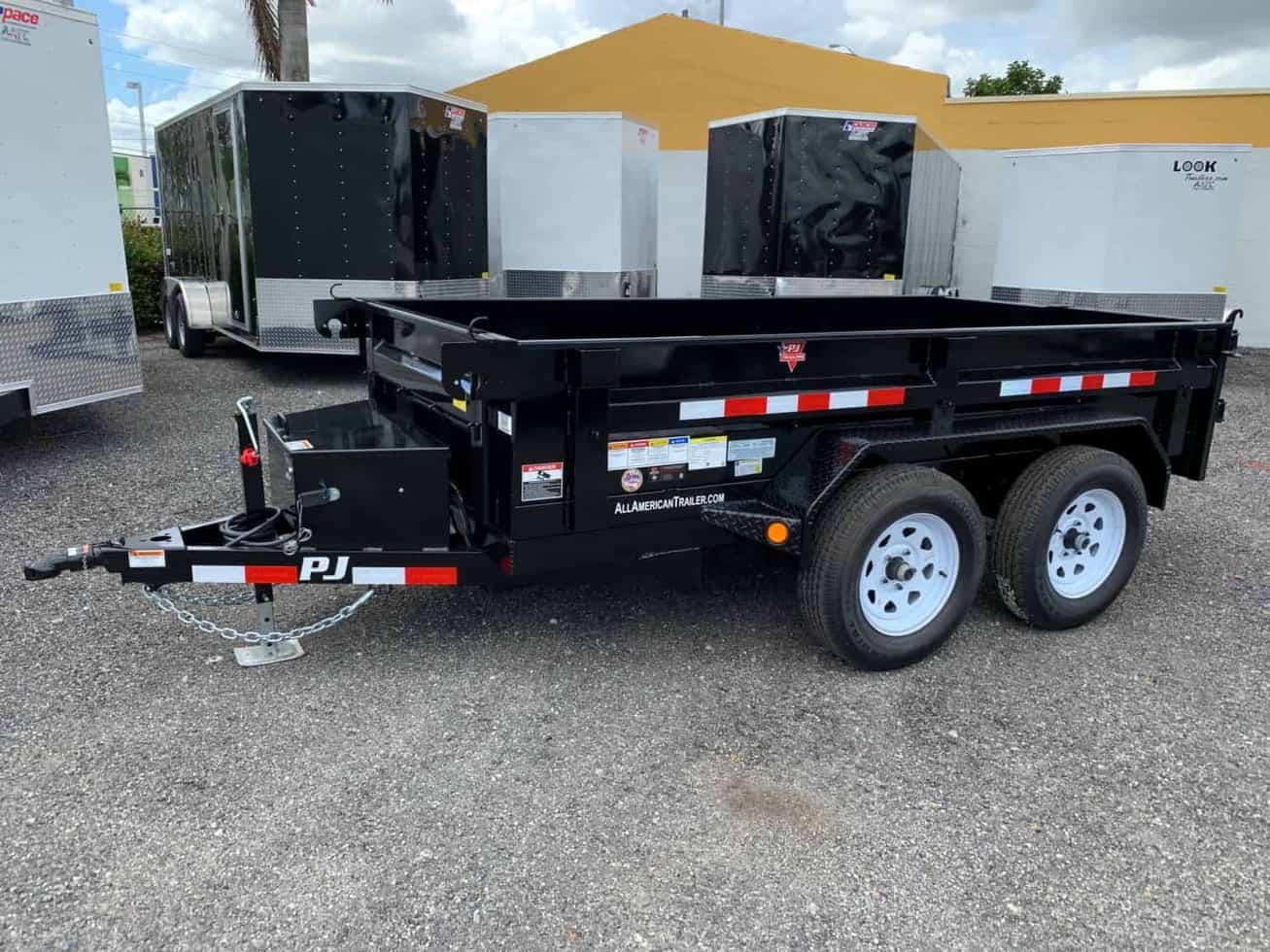PJ 5X10 DUMP TRAILER 3.5 TON D5102 Trailer Nation