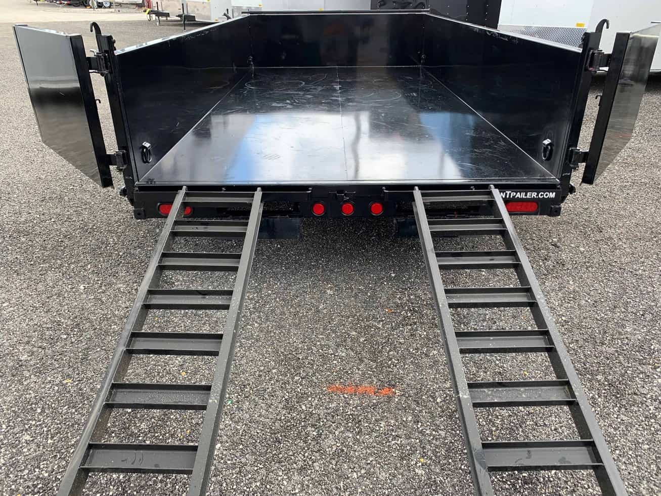 PJ 7X14 DUMP TRAILER 7 TON LOW PROFILE DL142 Trailer Nation