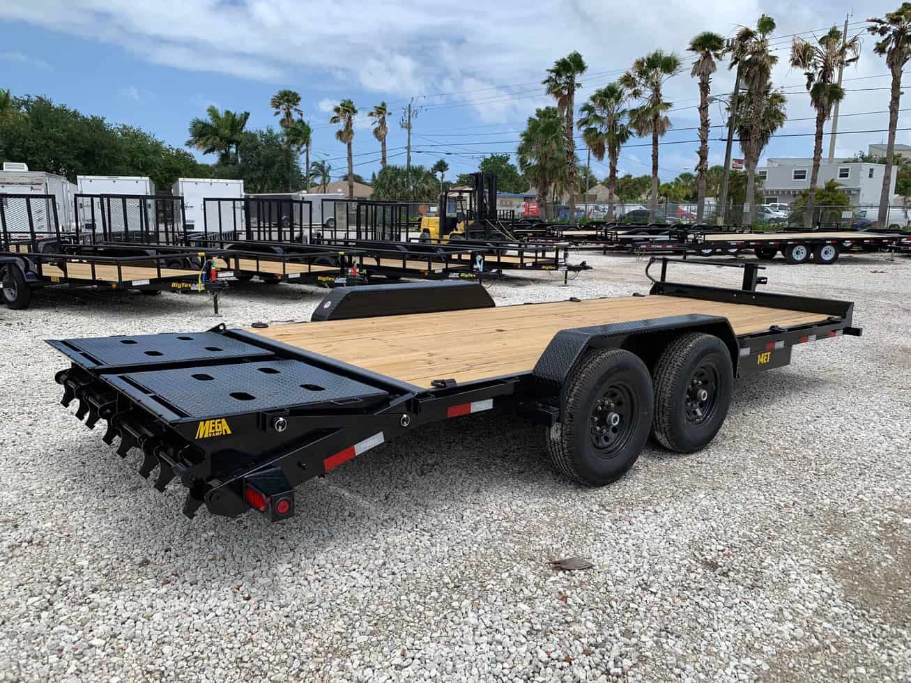 BIG TEX 7x20 EQUIPMENT TRAILER 7 TON W/ MEGA RAMPS 14ET20 Trailer Nation