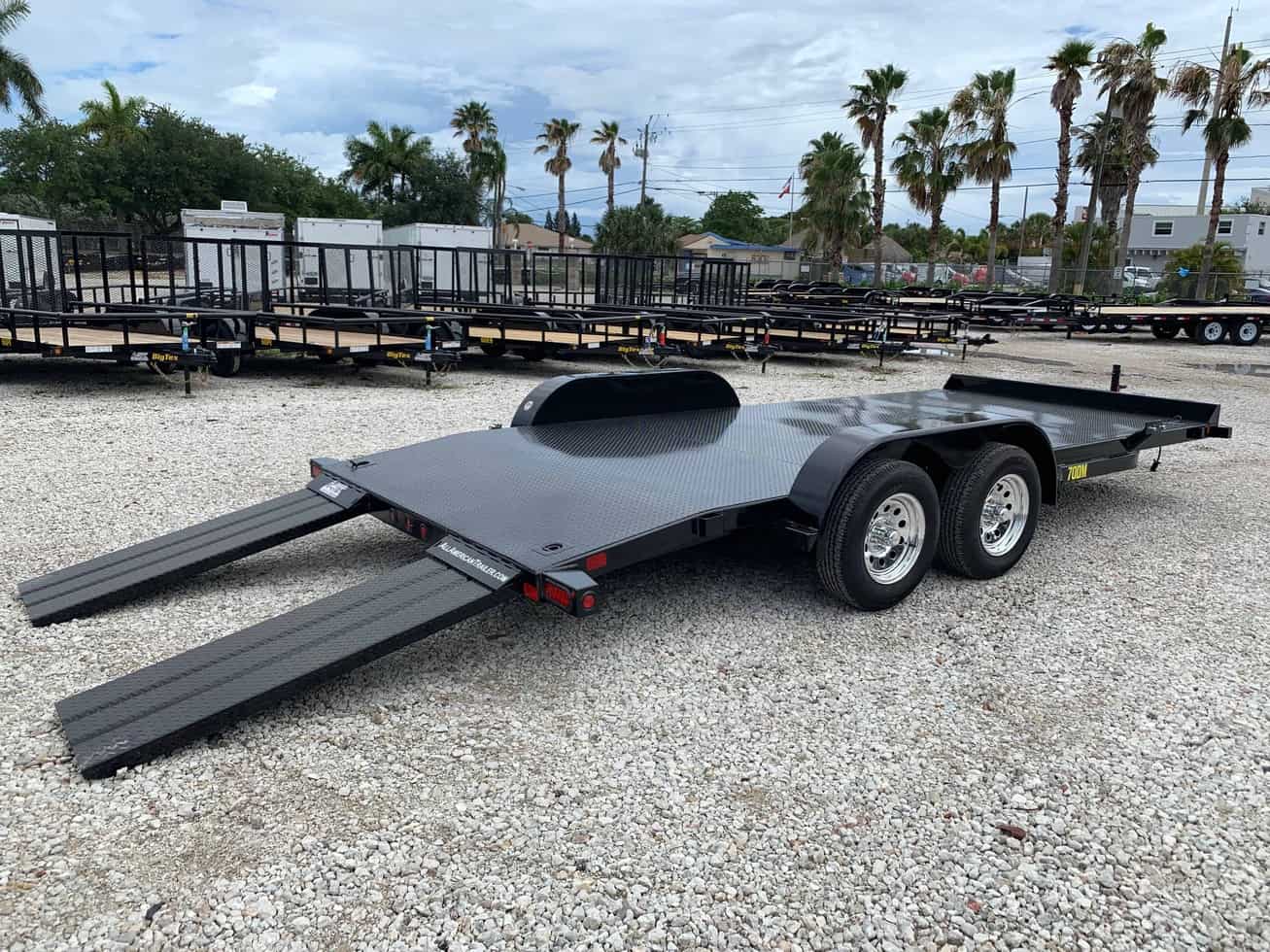 BIG TEX 7x18 STEEL DECK CAR TRAILER 70DM18 Trailer Nation