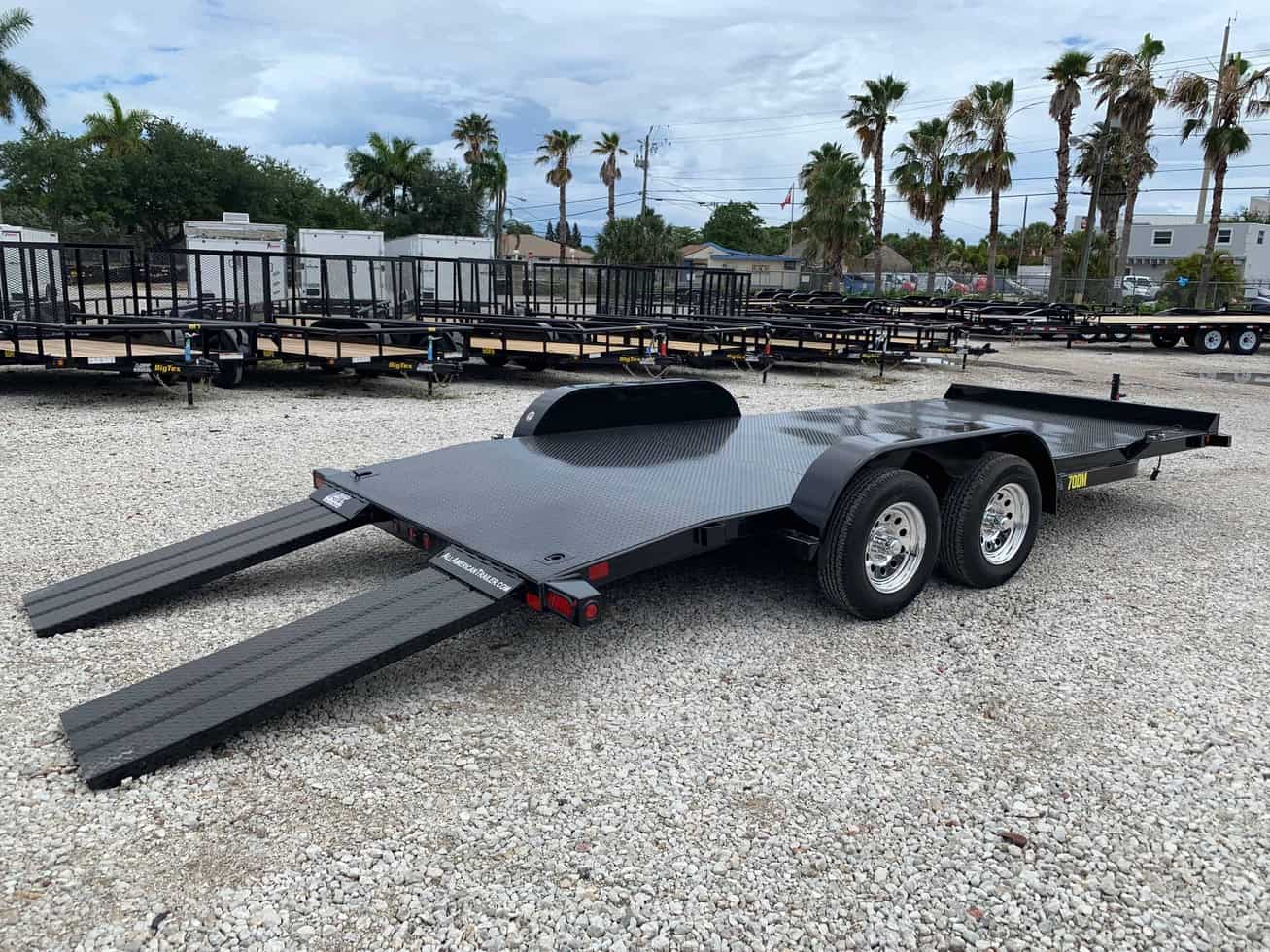 BIG TEX 7x20 STEEL DECK CAR TRAILER 70DM20 Trailer Nation