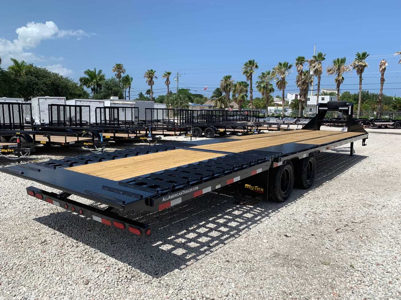 BIG TEX 35' GOOSENECK TRAILER HYDRAULIC DOVETAIL 12 TON Trailer Nation