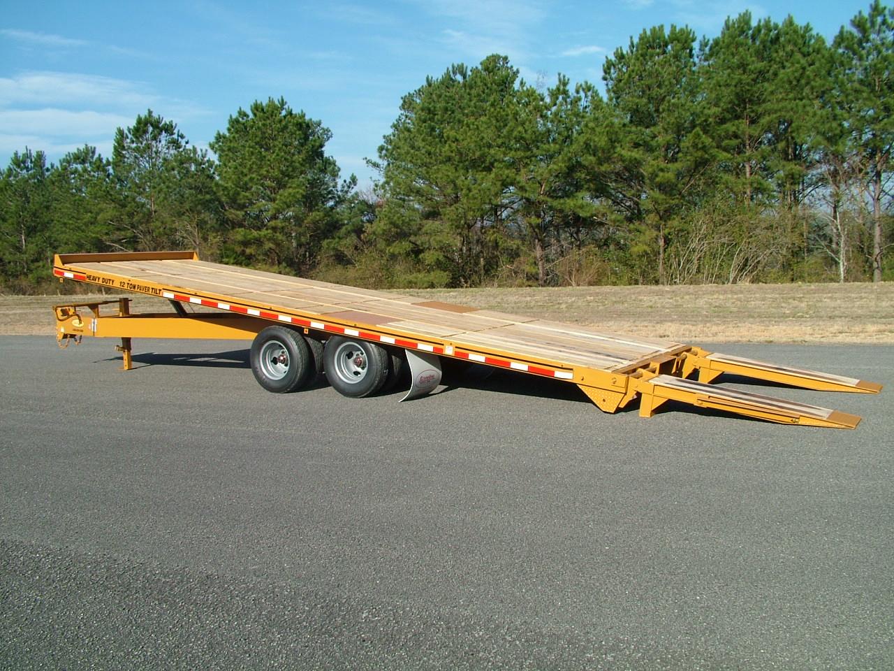 Econoline 12Ton 102" x 26' DualTandem Paver Tilt Trailer Trailers 2