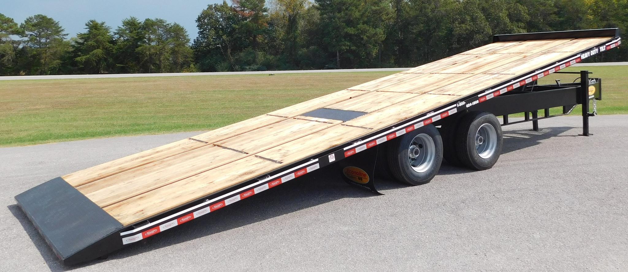 Econoline 18Ton 102" x 25' Heavy Duty DualTandem Tilt Trailer *Air Brakes* Trailers 2 Go 4 Less